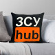 Подушка патріотична 3D ЗСУ hub 2703_D 12730 35х35 см чорна