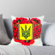 Подушка патріотична Квітуча Україна 3D 2539_E 11986 50х50 см