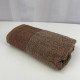 Рушник для обличчя махровий Febo Vip Cotton Botan Туреччина 6397 коричневий 50х90 см