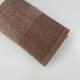 Рушник для обличчя махровий Febo Vip Cotton Botan Туреччина 6397 коричневий 50х90 см