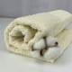 Рушник для обличчя махровий Febo Vip Cotton Botan Туреччина 6399 молочний 50х90 см