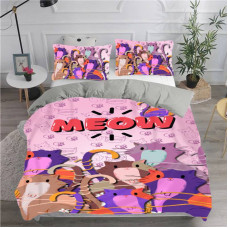 Постільна білизна з плюш-велюру Котики MEOW 2978 13504 215х150 см