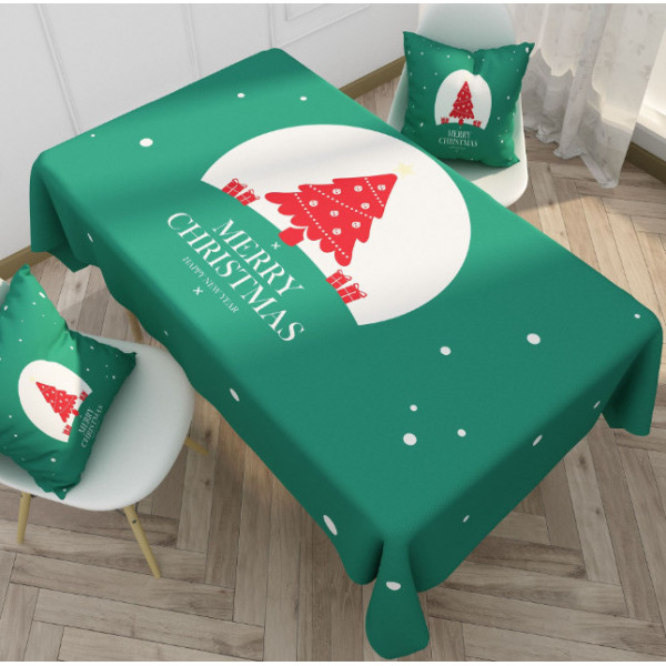 Скатертина новорічна ZB002-13 Merry Christmas 8983 100х160 см
