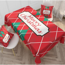 Скатертина новорічна ZB002-3 Merry Christmas 8979 100х160 см