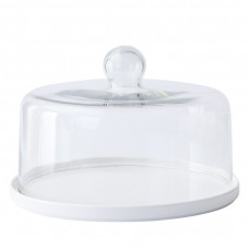 Тортівниця кругла з кришкою Crystal 8 14538 8х18 см