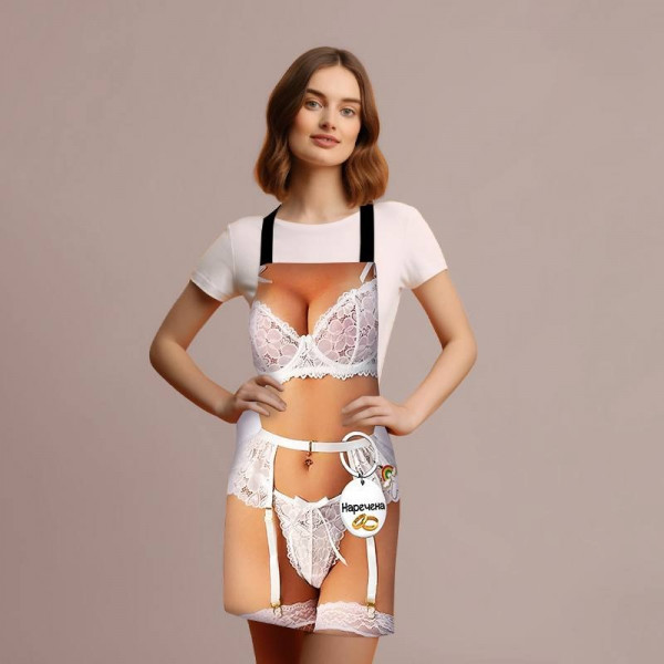 Фартух 3D "Невеста" 3789 16529 80х60х24 см