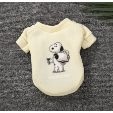 Худі на флісі для собаки Dog 11233 S молочне