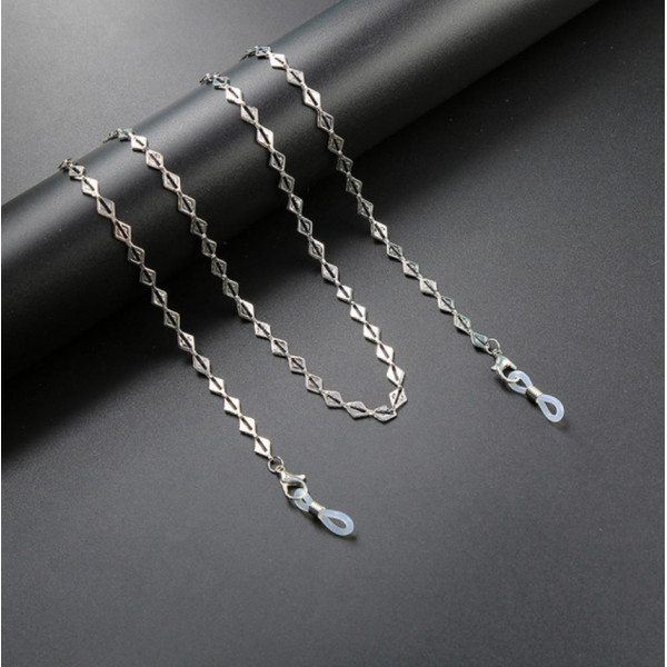 Ланцюжок для окулярів Silver luxury 9 10292 сріблястий