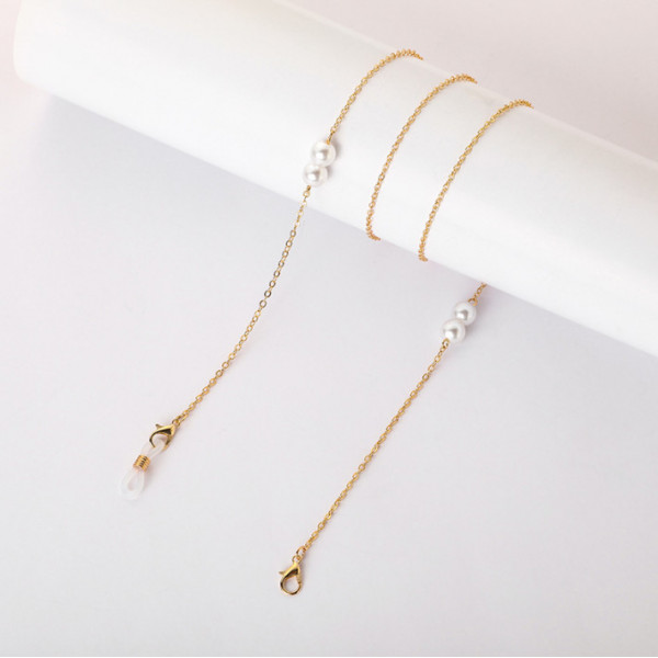 Ланцюжок для окулярів White and Gold 6 9881 70 см