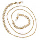 Ланцюжок для окулярів White stones 2 10274 75 см