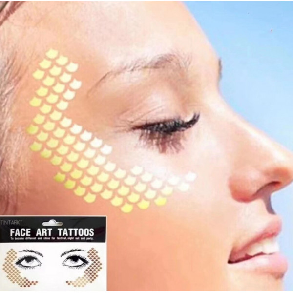 Тимчасове тату ластовиння для обличчя та тіла Stylishly 5 9565