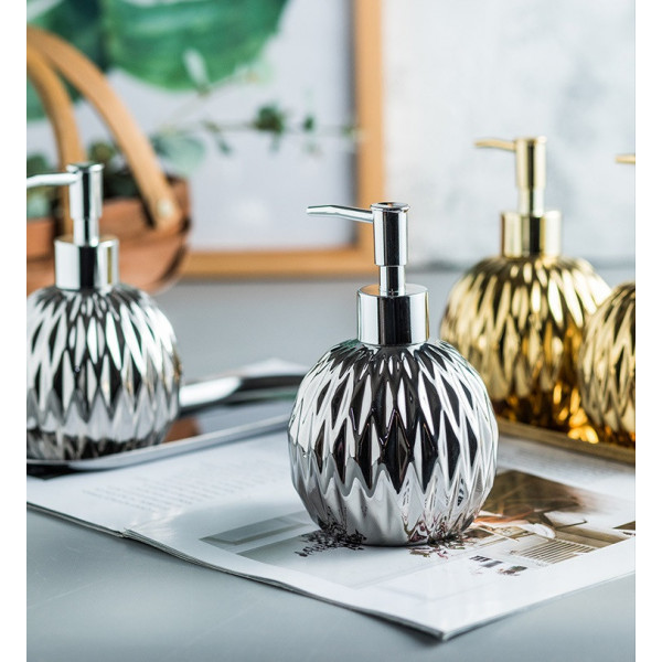 Дозатор для рідкого мила Срібло 7138 400 мл