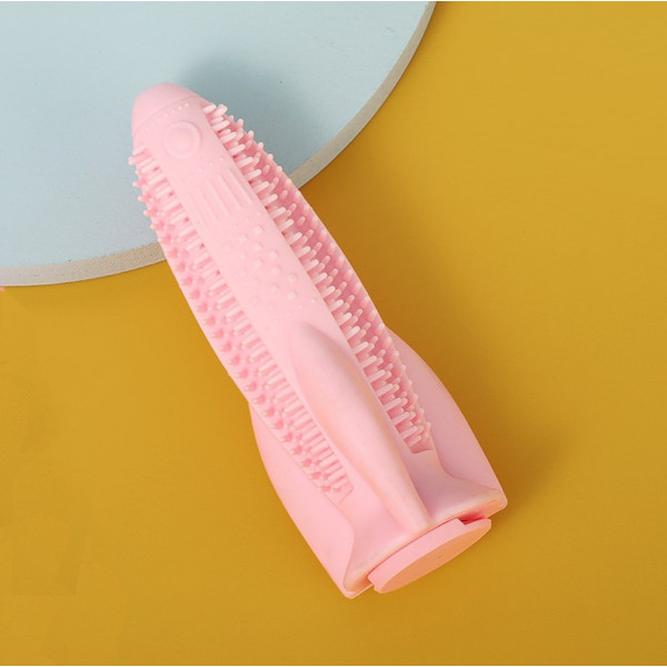 Іграшка-годівниця для тварин 11959 14х5 см рожева