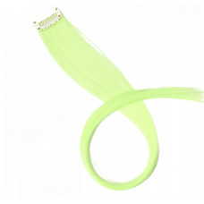 Канекалон однотонний на шпильці 5268 жовто-зелений