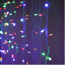 Гірлянда світлодіодна від мережі Штора Бахрома Y20-57M 19712 1.5х0.5 м 144 LED мультиколор