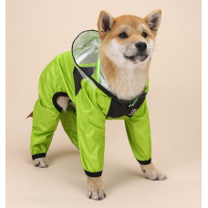 Комбінезон-дощовик для собак 11332 XS салатовий