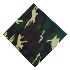 Бандана з візерунком Класик 10394 55х55 см хакі