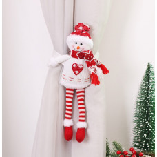 Тримач для штор новорічний Сніговик 14566 4х15х50 см