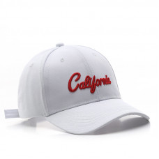 Кепка-бейсболка California 8418 56-60 см біла