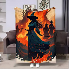 Плед 3D Halloween Witcher 17608 160х200 см