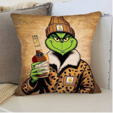 Подушка 3D Грінч Hennessy 4277_D 17727 35х35 см
