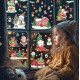 Набір новорічних наклейок на вікно Happy New Year 6 14575 20х30 см 9 аркушів