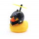 Автомобільна качка з шоломом і кріпленням Funny Ducks Black Iron Man 5179