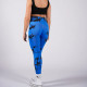 Легінси жіночі спортивні з пуш-ап Tie Dye 18710 XL синій мармур