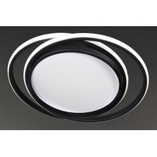 Люстра світлодіодна стельова LED світильник для квартири на стелю лед 27998 Чорний 6х40х47 см.