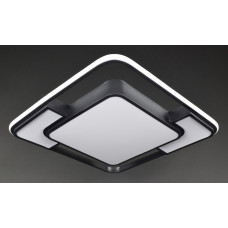 Люстра світлодіодна стельова LED світильник для квартири на стелю лед 27999 Чорний 5х50х50 см.