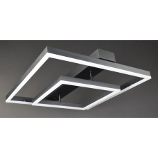 Люстра світлодіодна стельова LED світильник для квартири на стелю лед 28005 Чорний 12х50х50 см.