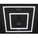 Люстра світлодіодна стельова LED світильник для квартири на стелю лед 28005 Чорний 12х50х50 см.
