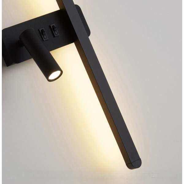 Бра LED 28058 Чорний 9х16х90 см.
