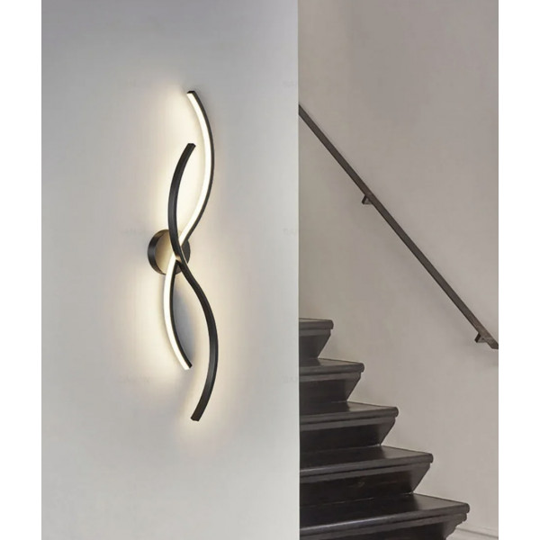 Бра LED 28080 Чорний 9х13х80 см.
