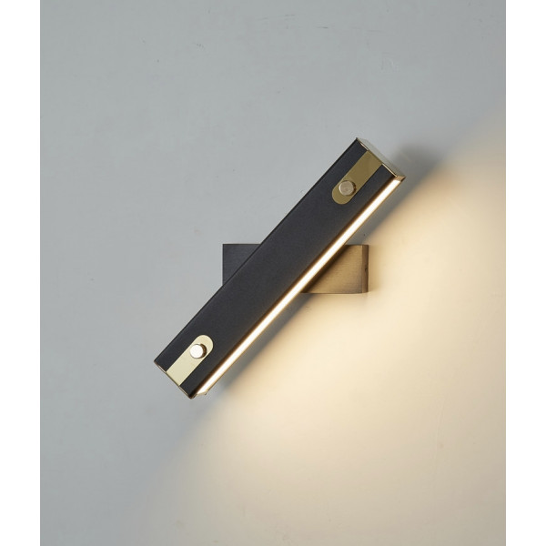 Бра LED 28093 Чорний 10х4х31 см.