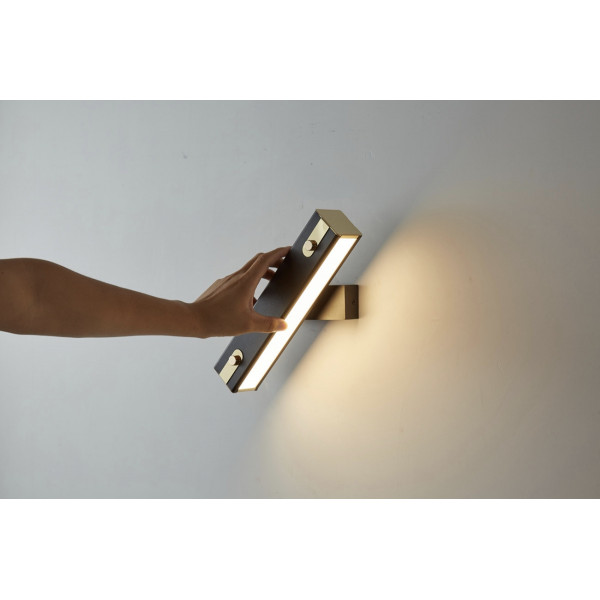 Бра LED 28093 Чорний 10х4х31 см.