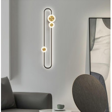 Бра LED 26584 Чорний 6х16х60 см.