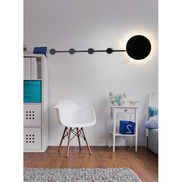 Бра LED 26632 Чорний 5х100х100 см.