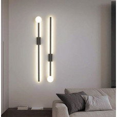 Бра LED 26637 Чорний 8х80х80 см.