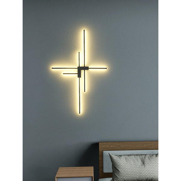 Бра LED 26776 Чорний 5х70х115 см.