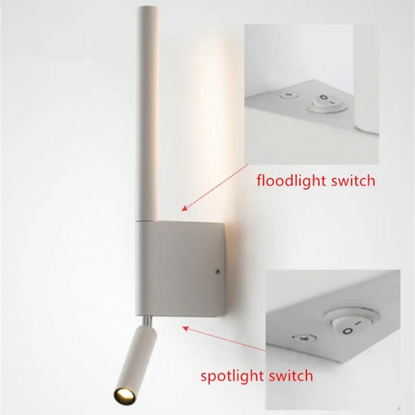 Бра LED 27006 Білий 43х5х9 см.