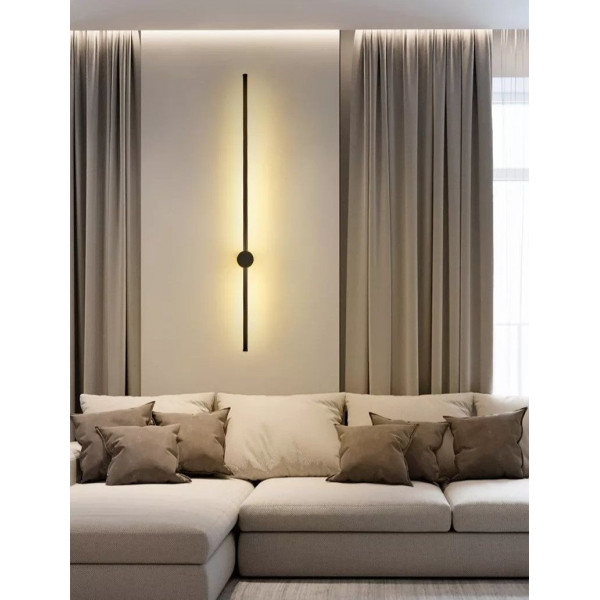 Бра LED 27025 Чорний 10х6х80 см.