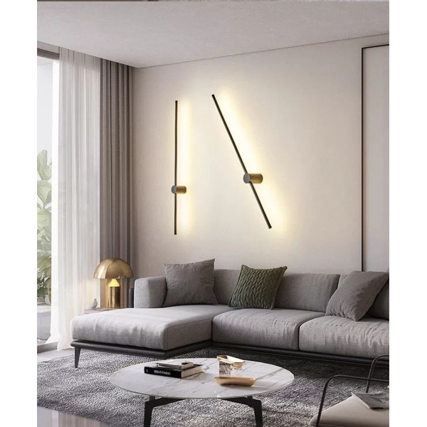 Бра LED 27025 Чорний 10х6х80 см.