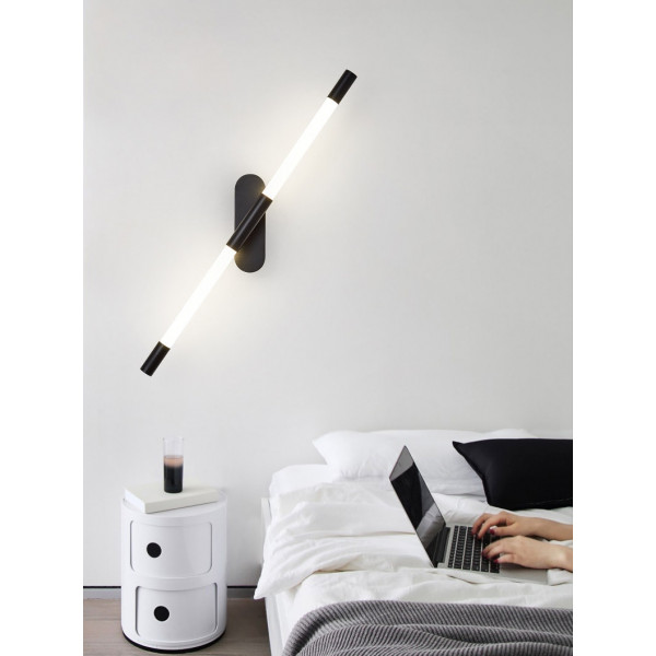 Бра LED 27033 Чорний 7х5х80 см.