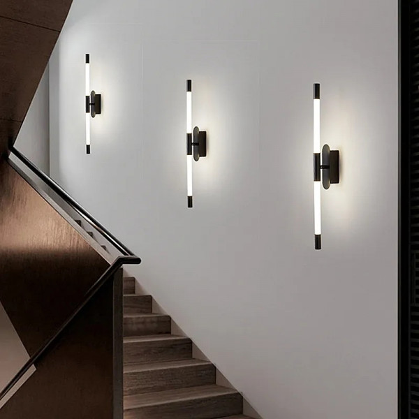 Бра LED 27033 Чорний 7х5х80 см.