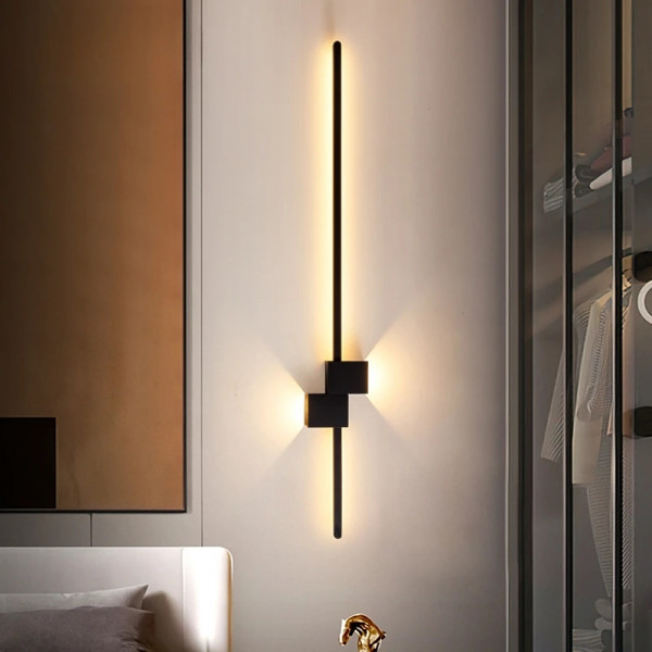 Бра LED 27375 Чорний 6х15х60 см.