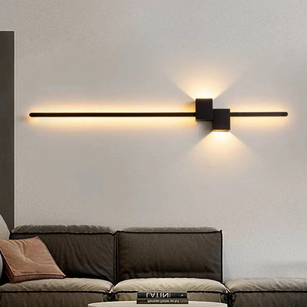 Бра LED 27376 Чорний 6х15х80 см.