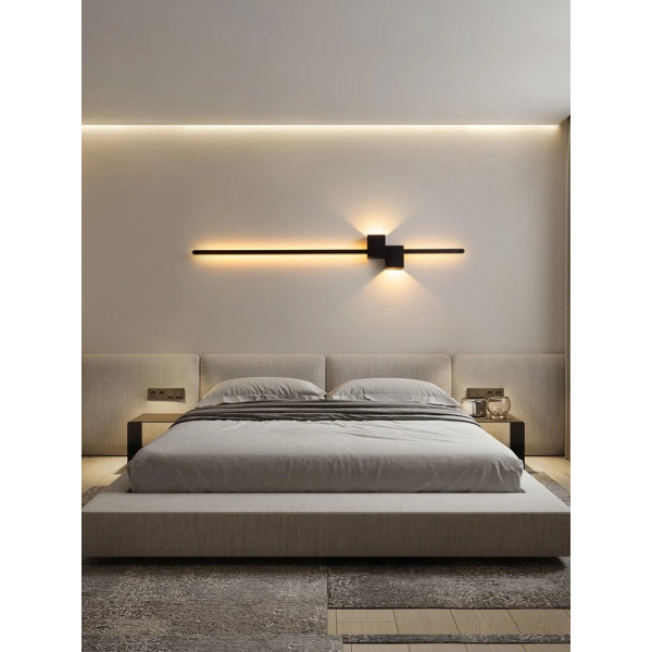 Бра LED 27377 Чорний 6х15х100 см.