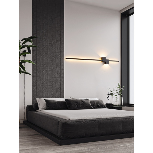 Бра LED 27377 Чорний 6х15х100 см.