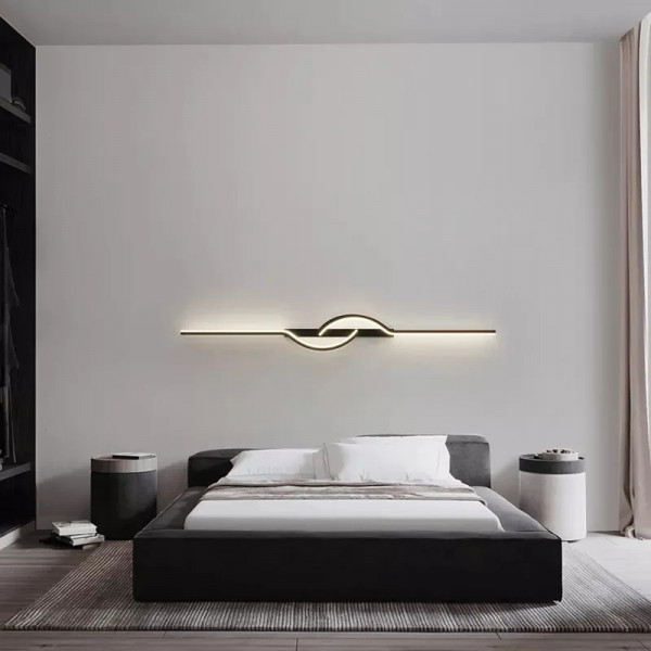 Бра LED 27379 Чорний 6х15х80 см.